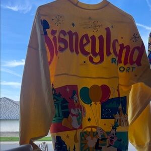 Disneyland Resort Yellow Long Sleeve Tee